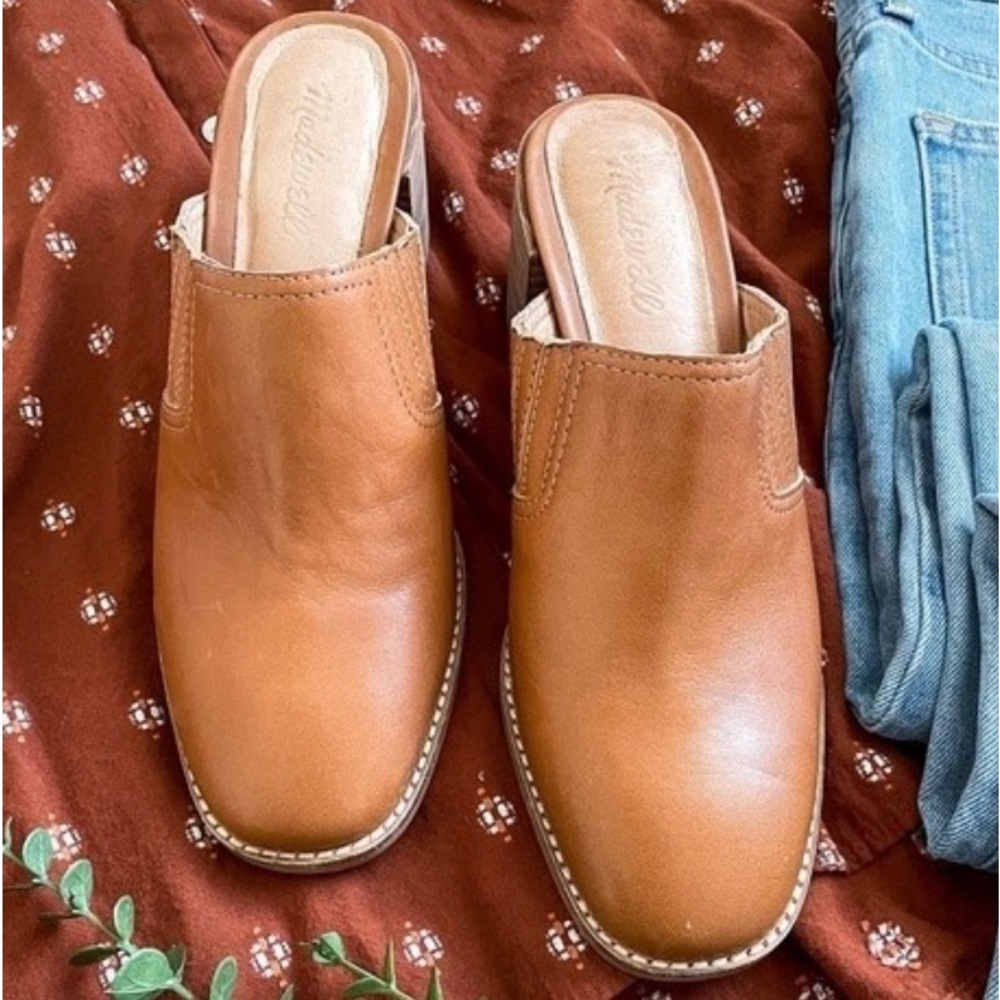 Madewell - Women’s Leather Mules - Size: 9